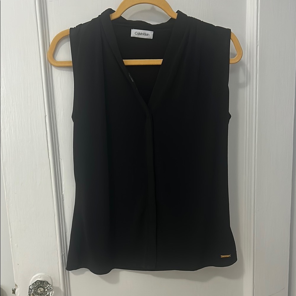 Calvin Klein Black Sleeveless Top